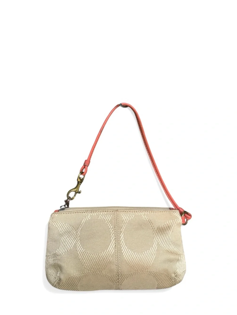 Coach Legacy Turn Lock Signature Canvas Mini Shoulder Bag Wristlet